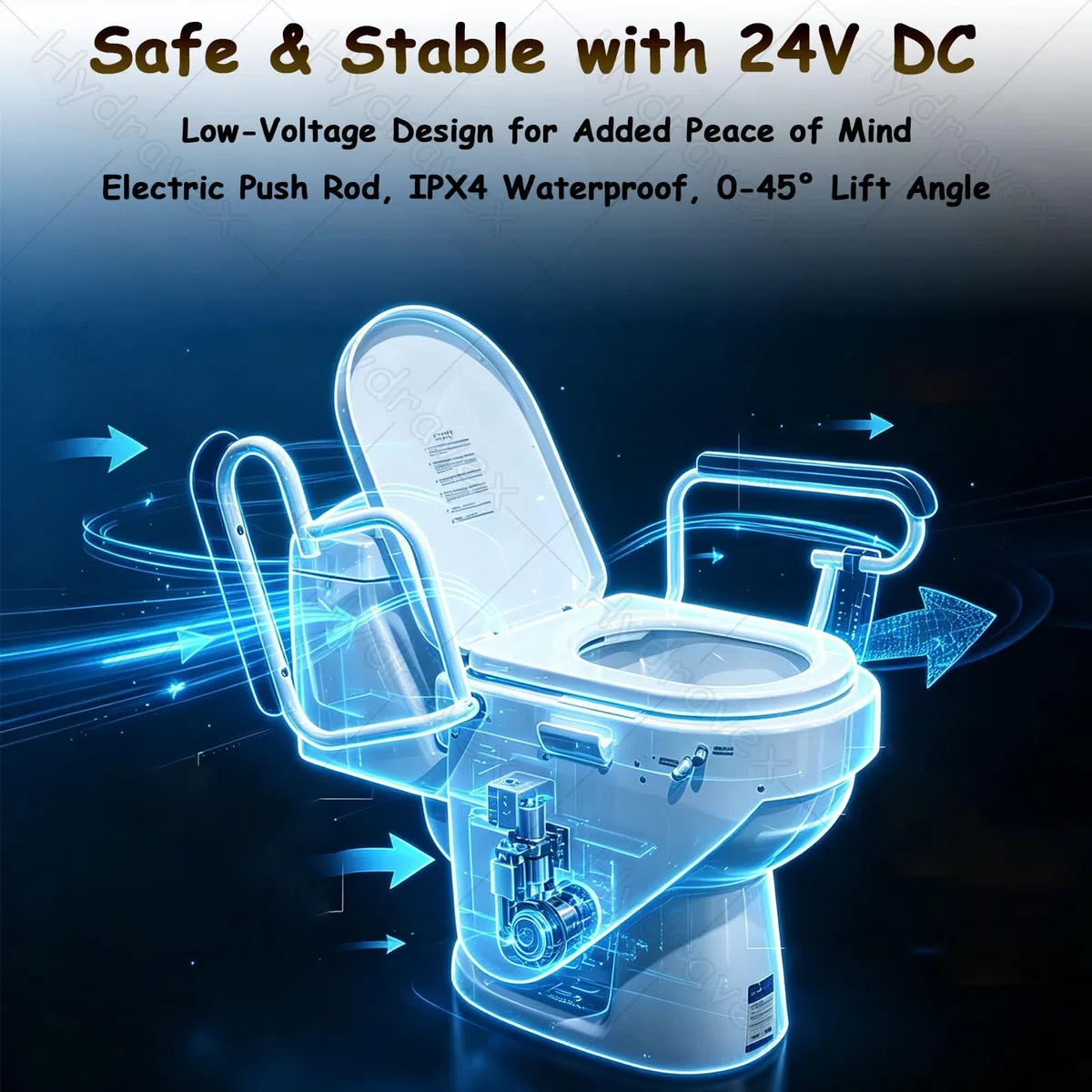Sollevatore Elettrico per WC con Telecomando