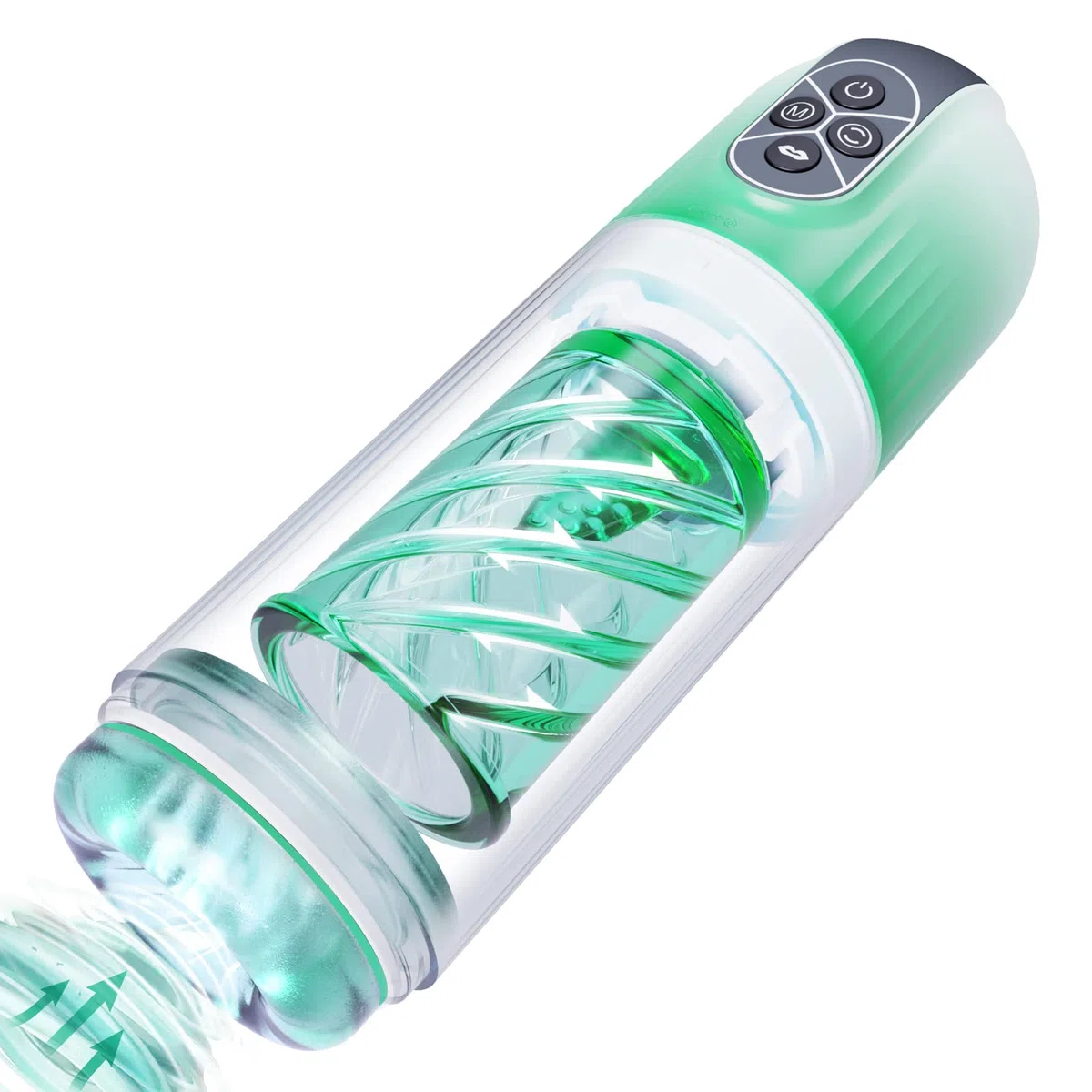 Automatic Male Masturbator with Tongue Licking, 7 Rotating and Sucking Fully Waterproof Masturbation Cup,Men's Pocket Pussy Hands Free Stroking Toy, Play it Underwater,Male Sex Toys Blowjob Adult Toy