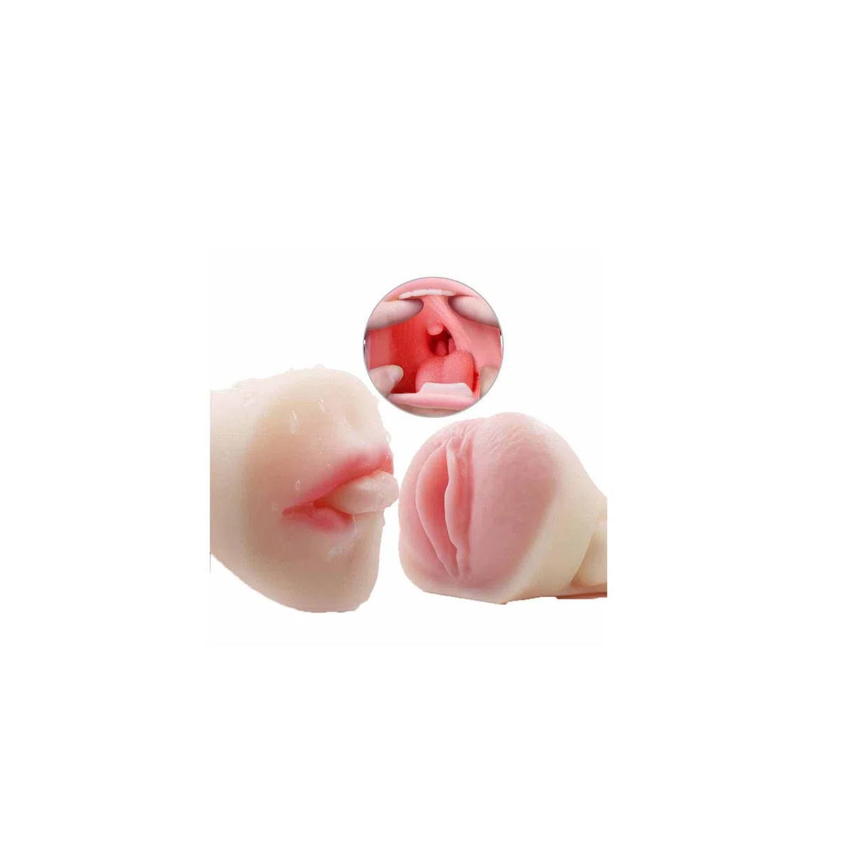 Mạsțurbаțộre Maschile con Vạginа e Bocca Realistico,Mạsțurbațộri Mạsțurbаziộne Vạginаli in 3D Fatto Morbido Mạsturbạtori Coppa Manuali Reali Texture Stimolazione Trainer del Pene