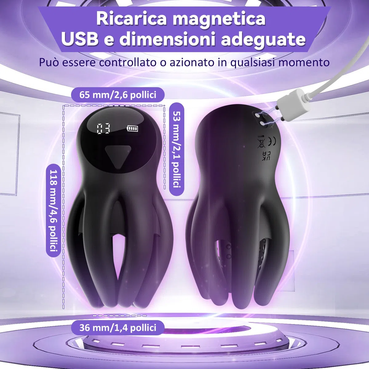 Masturbatore uomo Vibratore per Pene - Giocattolo sessuale maschile con 10 MODALITÀ di vibrazione per la stimolazione del pene Prolunga la resistenza, app controllo giocattoli PER uomo masturbatore