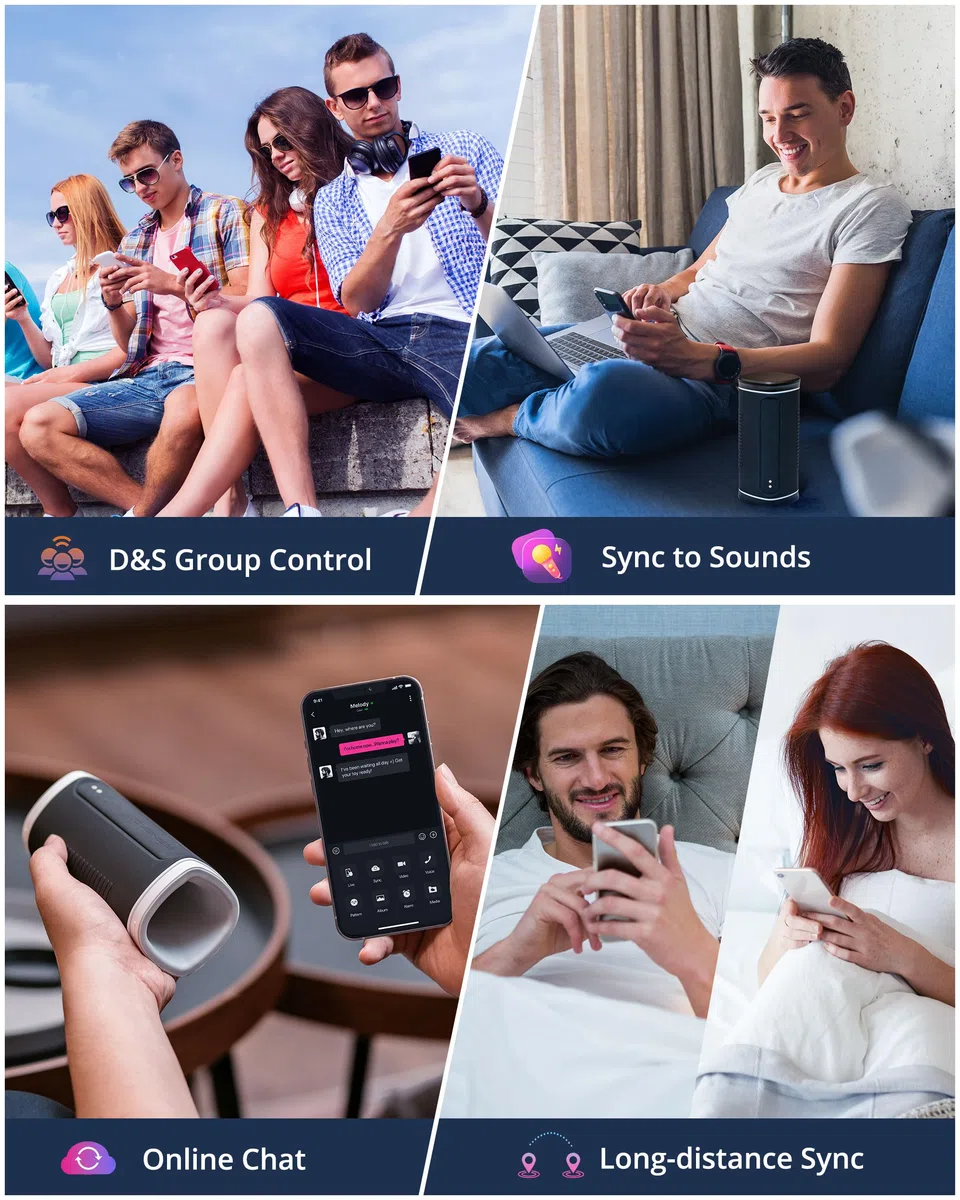 LOVENSE Calor Bluetooth Masturbatore Uomo Automatico Telescopico, Controllo Della Profondita, Riscaldamento a Temperatura Costante, Controllo da Applicazione per Smartphone