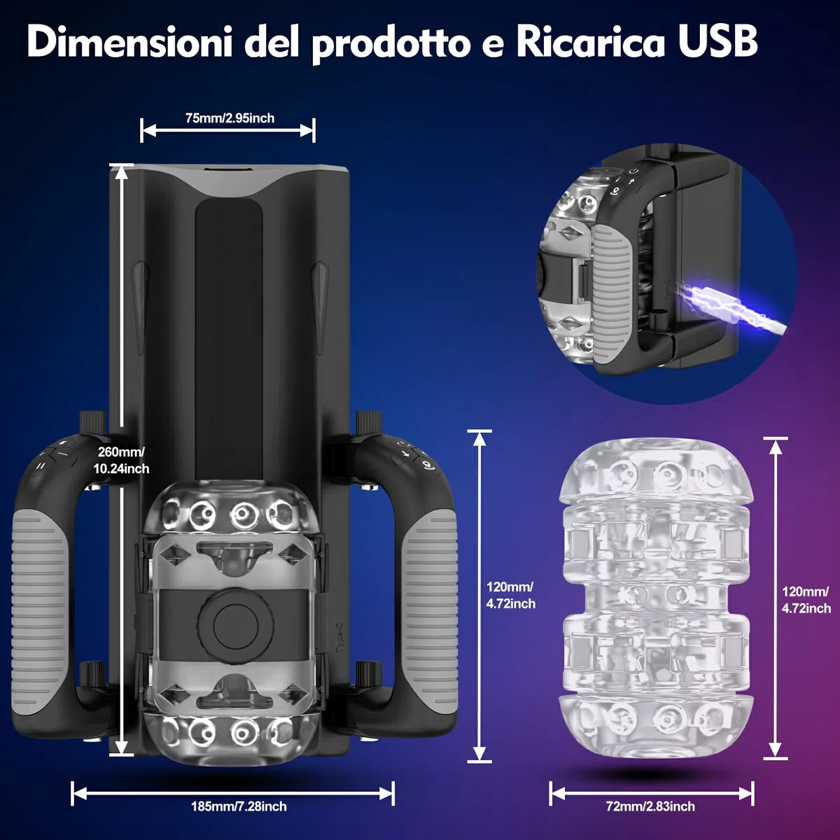Masturbatore Uomo Masturbatore Automatico Sex Toys Uomo - Masturvatore per Uomo Sex Toy con Supporto per Telefono e Maniglia Pieghevole Distanza di Spinta di 12 cm Masturbtore per Pene Sexytoysys