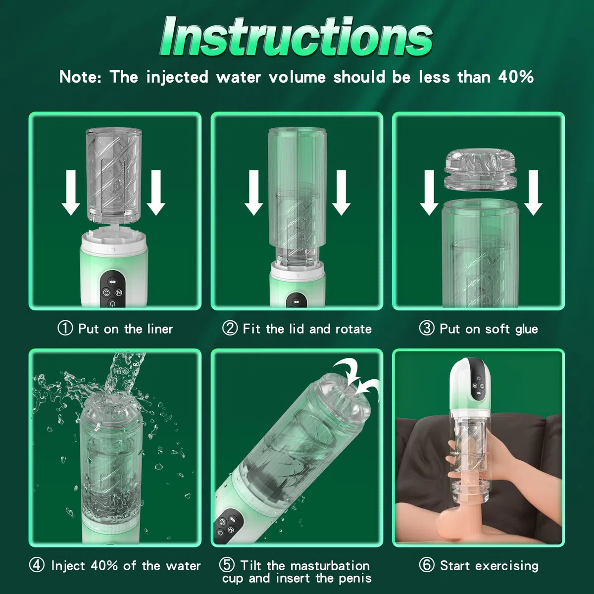 Automatic Male Masturbator with Tongue Licking, 7 Rotating and Sucking Fully Waterproof Masturbation Cup,Men's Pocket Pussy Hands Free Stroking Toy, Play it Underwater,Male Sex Toys Blowjob Adult Toy