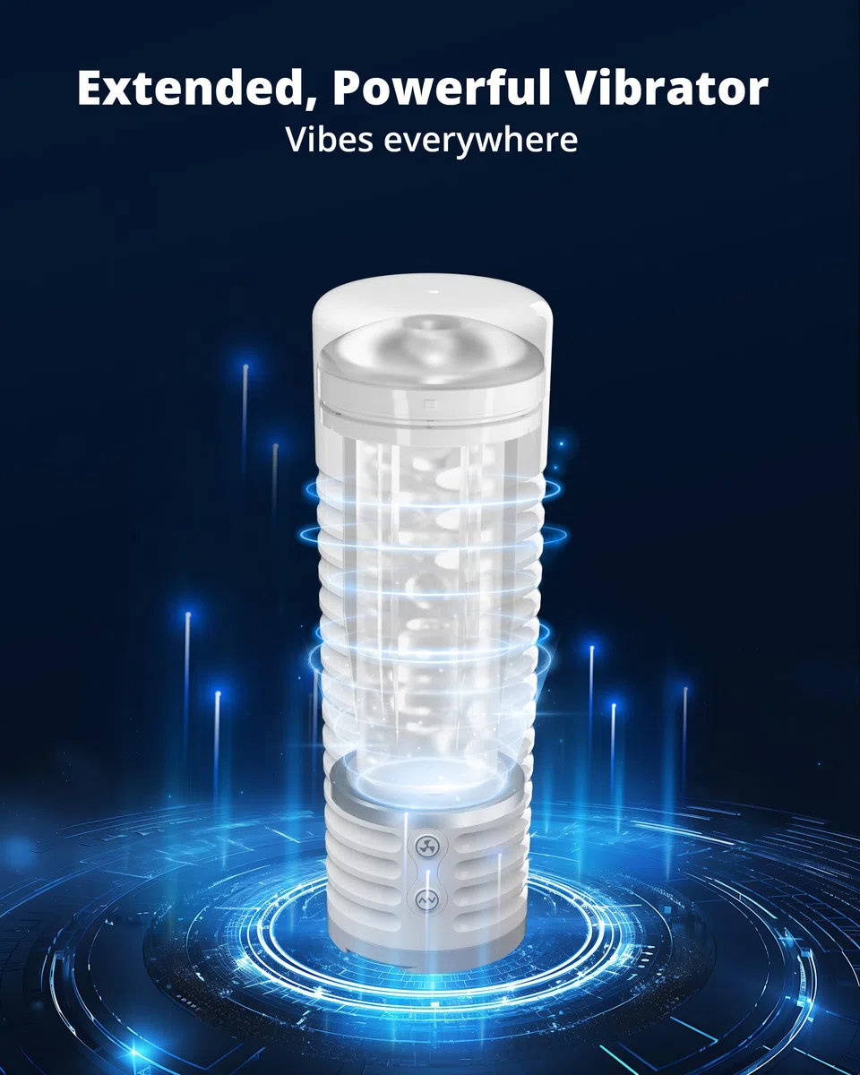 LOVENSE Max 2 Masturbatore Automatico Uomo, Coppa Masturbatore Elettrico Pompino, Bluetooth App Control, Modalità di Vibrazione Personalizzate illimitate