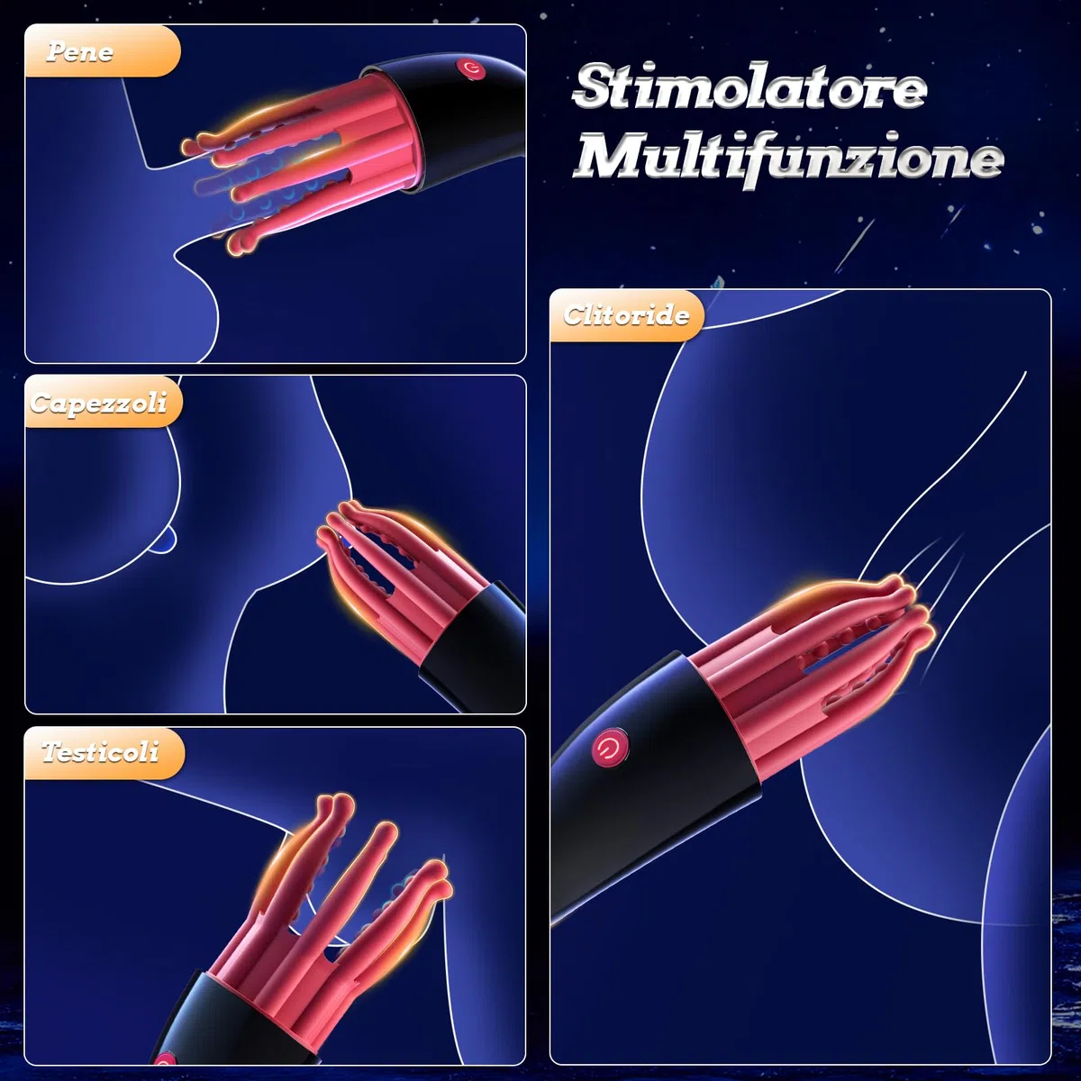 Masturbatore per Uomo Coppia Automatico Sex Toys - Vibratore Masturvatore Sexytoysys Uomo Sexy Toy Masturbatori Erotici per Uomini Maschile Pene, Giochi Erotiici Silicone con 10 Modalità di Vibrazione