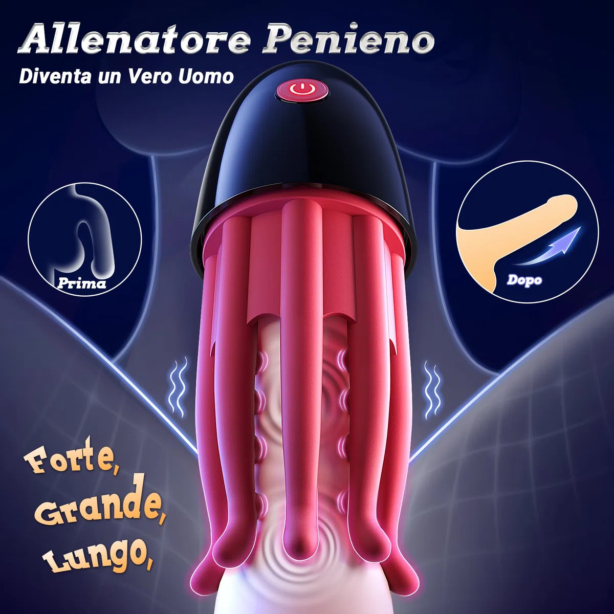 Masturbatore per Uomo Coppia Automatico Sex Toys - Vibratore Masturvatore Sexytoysys Uomo Sexy Toy Masturbatori Erotici per Uomini Maschile Pene, Giochi Erotiici Silicone con 10 Modalità di Vibrazione
