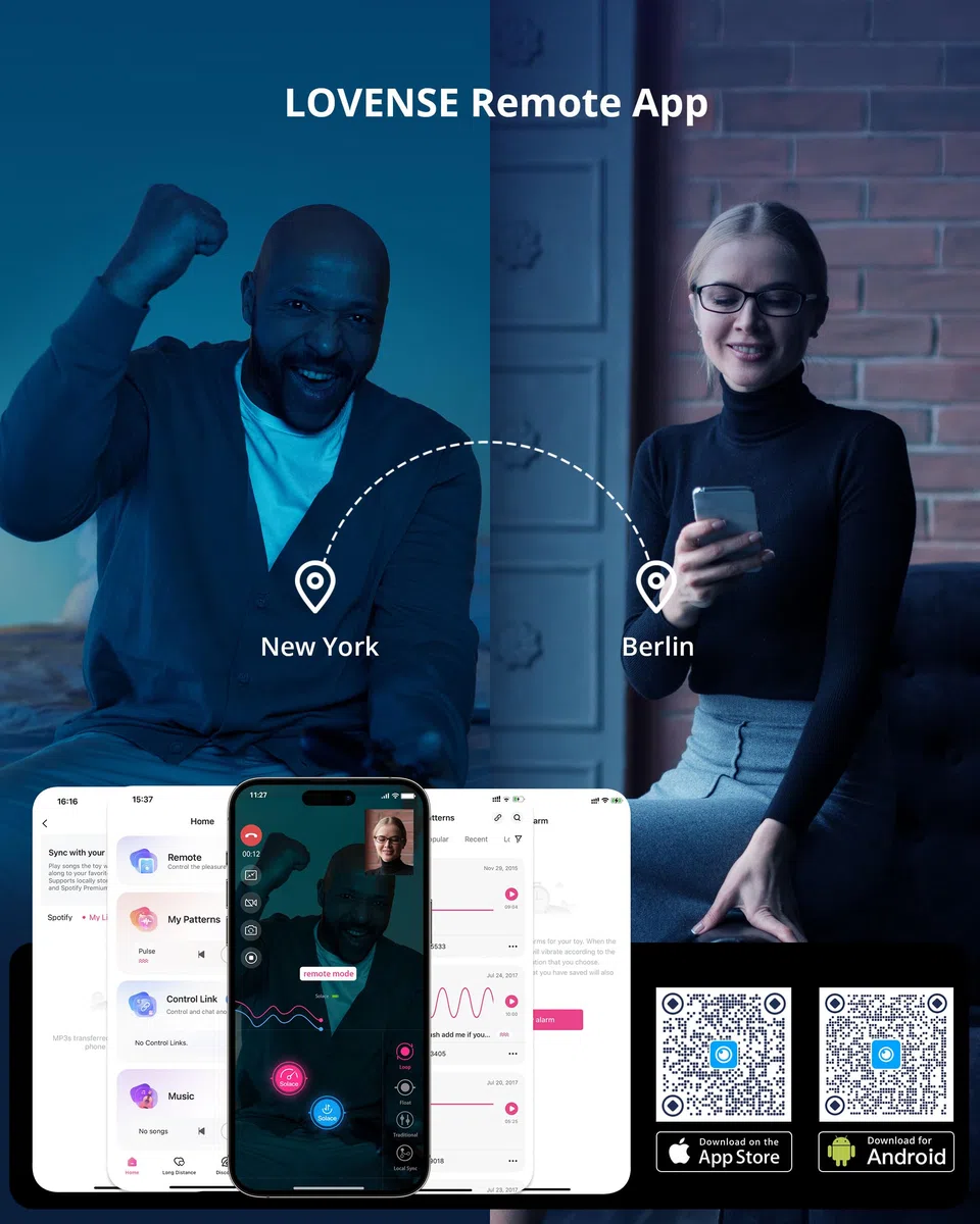 LOVENSE Solace Masturbtore per Uomini Automatico con App | Telescopico Masturbatore Maschile, Masturbazione Maschile, Sex Toys per Uomo