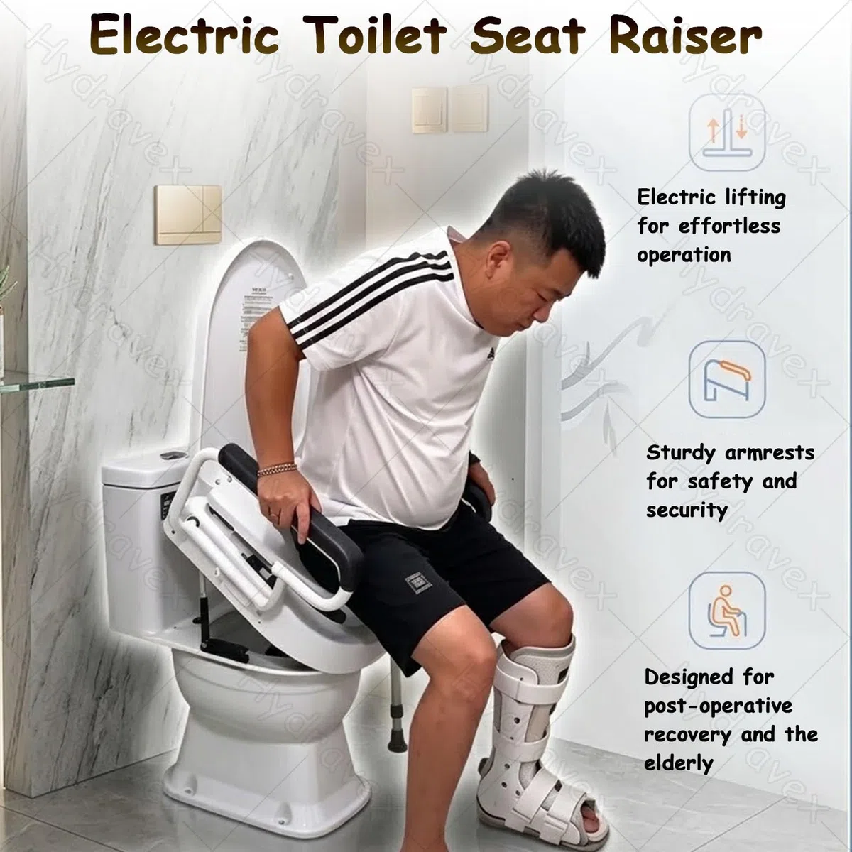 Sollevatore Elettrico per WC con Telecomando